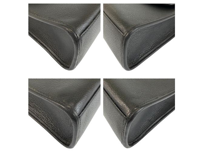 Borsa a tracolla in pelle Yves Saint Laurent Nero - vista 4