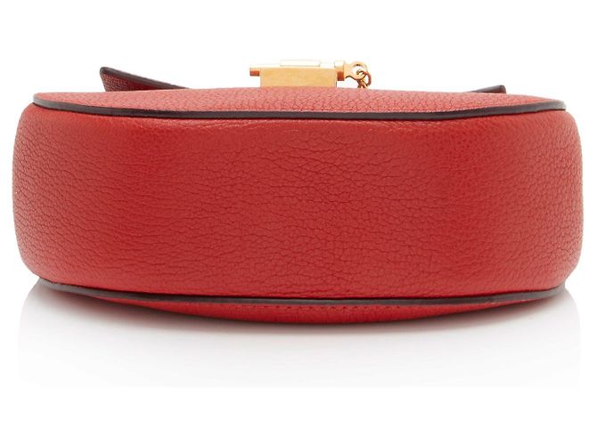 Piccola borsa a tracolla Drew in agnello Chloé Rosso - vista 4