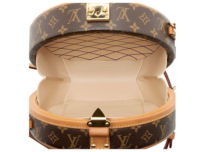 Borsa a Spalla Louis Vuitton Monogram Canvas Petite Boite Chapeau Marrone - vista 7