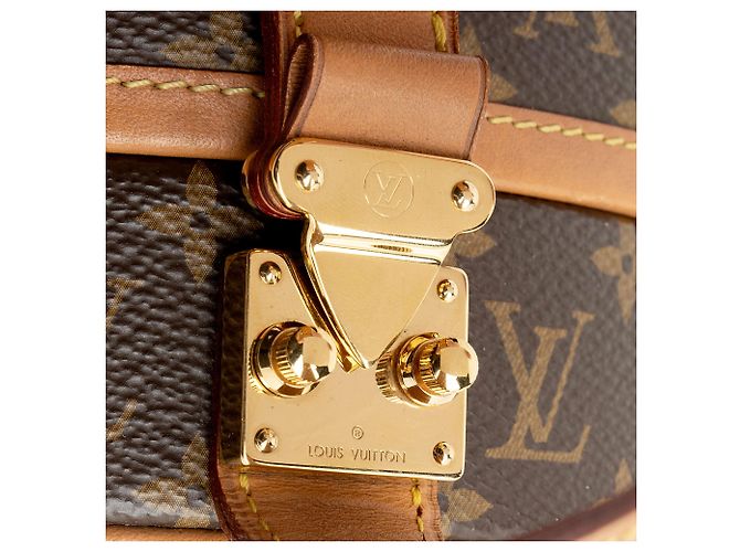 Borsa a Spalla Louis Vuitton Monogram Canvas Petite Boite Chapeau Marrone - vista 9