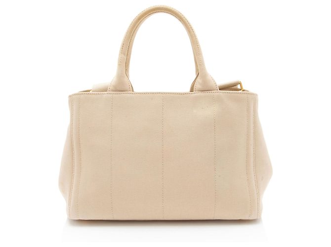 Tote Prada Canapa con cristalli Marrone Beige - vista 3