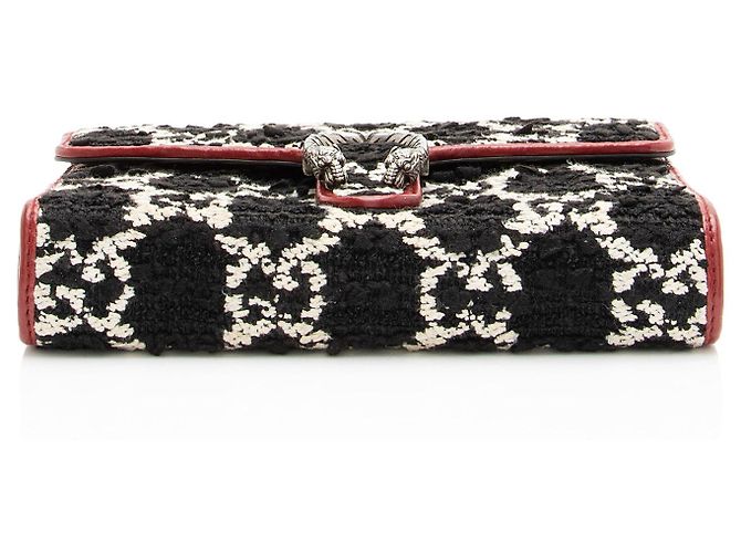Cartera Dionysus con cadena de tweed GG Gucci Negro - vista 4