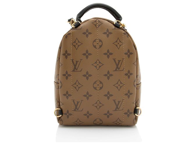 Mini Mochila Louis Vuitton Reverse Monogram Canvas Palm Springs - VENTA FINAL Negro - vista 3