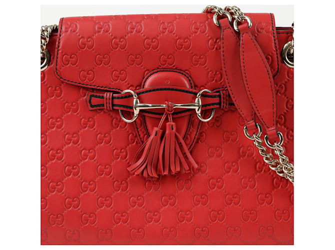 Gucci Borsa a tracolla Emily Rosso - vista 2