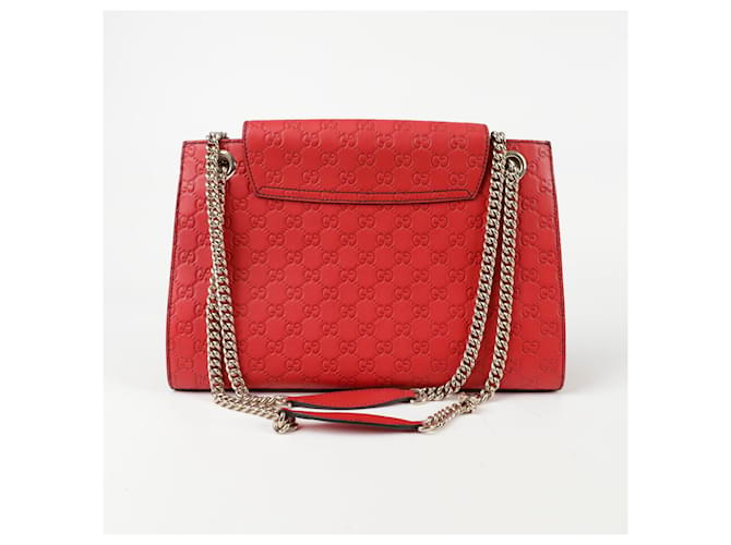 Gucci Borsa a tracolla Emily Rosso - vista 4