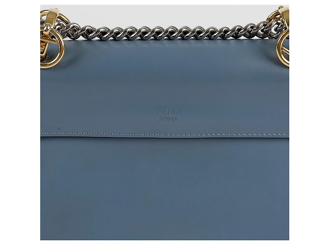 Fendi Bolso bandolera pequeño Kan Azul - vista 4
