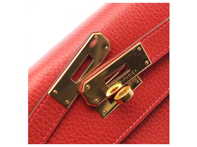 Hermès Sac à dos Hermes Kelly Ado GM Vermilion Rouge - vue 6