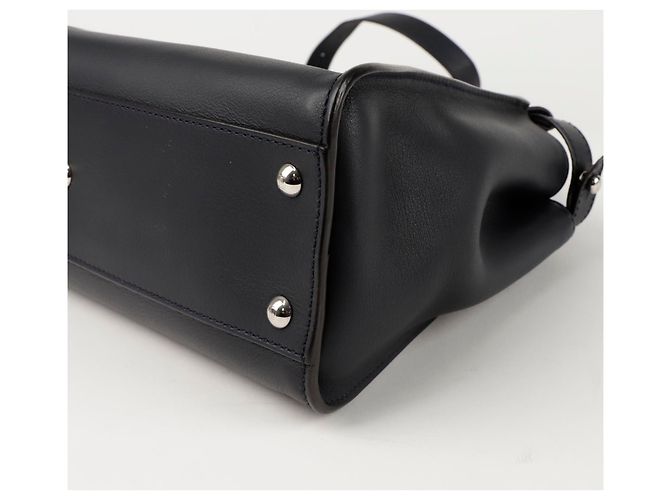 Fendi Borsa a tracolla tote Regular Peekaboo Blu - vista 10