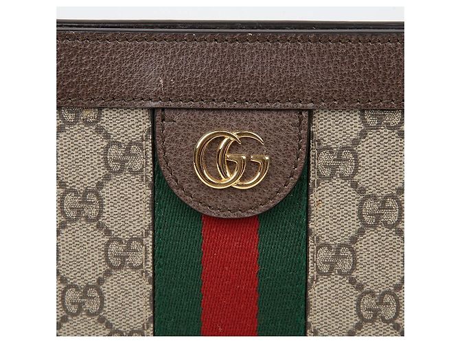 Gucci Pequena bolsa tiracolo de corrente Ophidia - vista 3
