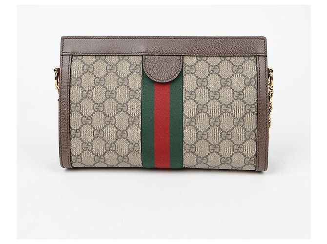 Gucci Pequena bolsa tiracolo de corrente Ophidia - vista 4