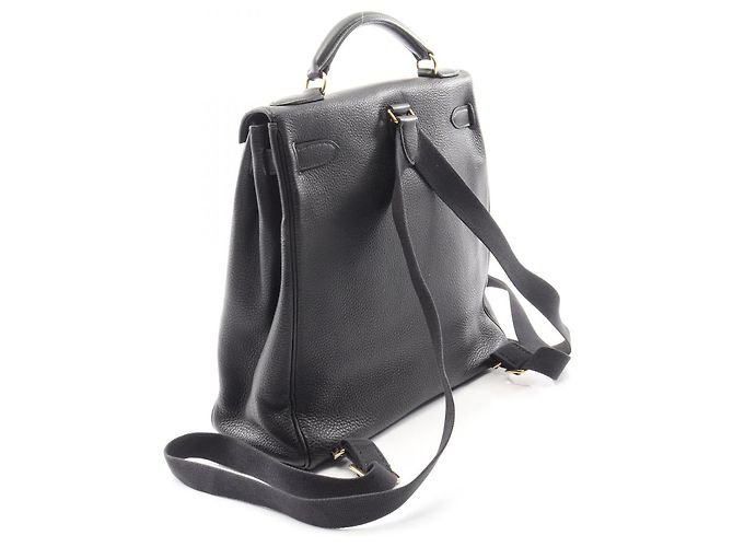 Hermès Zaino Hermes Kelly Ado GM Nero - vista 7