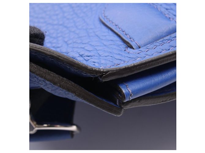 Hermès Borsa a tracolla Hermes Jypsiere 31 Blu - vista 9