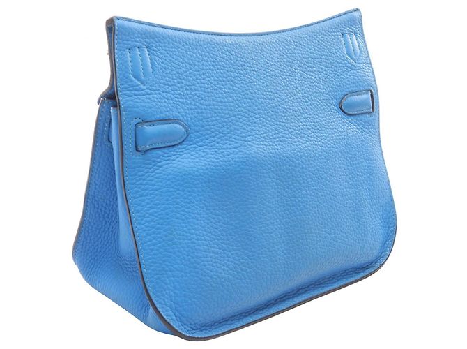 Hermès Hermes Jypsiere 28 Blue Clemence Tasche Blau - Ansicht 2