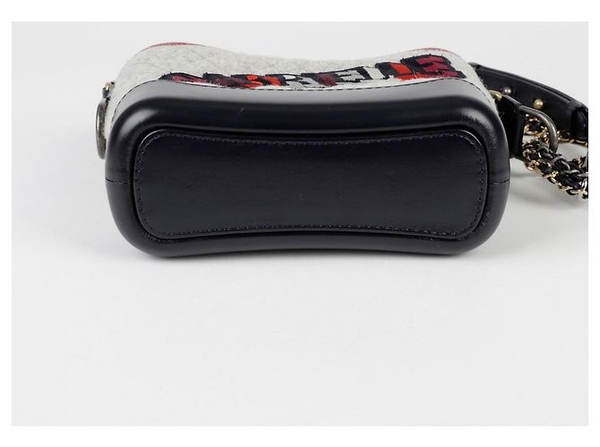 Chanel Piccola borsa a tracolla e crossbody con catena Gabrielle Grigio - vista 8