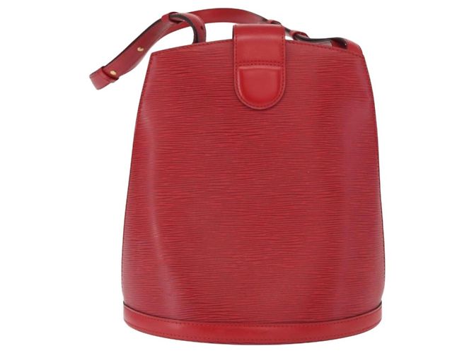 Louis Vuitton Cluny Shoulder Bag Epi Leather Red - view 2