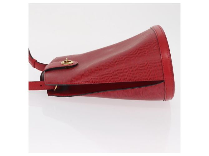 Louis Vuitton Cluny Shoulder Bag Epi Leather Red - view 4