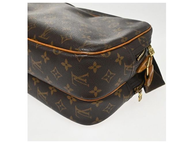 Louis Vuitton Reporter Monogram Canvas PM Marrone - vista 7