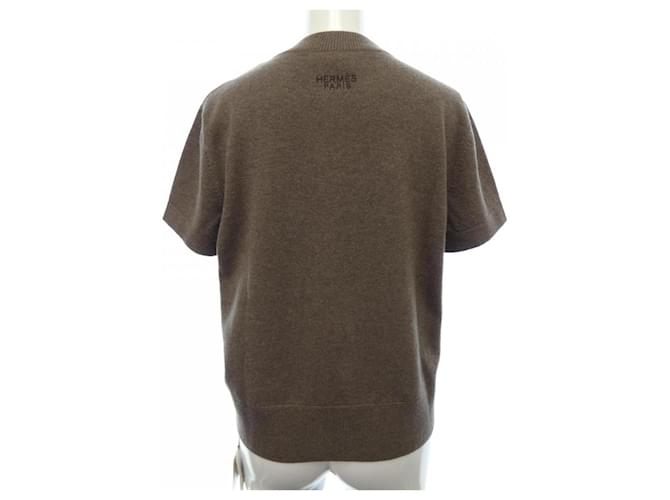 Hermès Top de punto Hermes Castaño - vista 2
