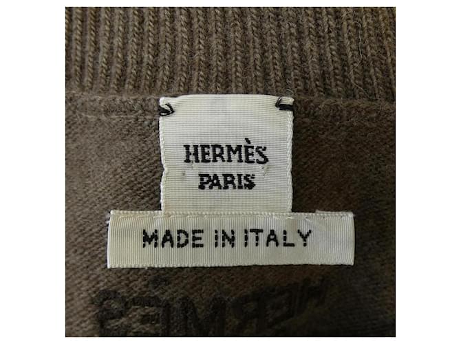 Hermès Top de punto Hermes Castaño - vista 4