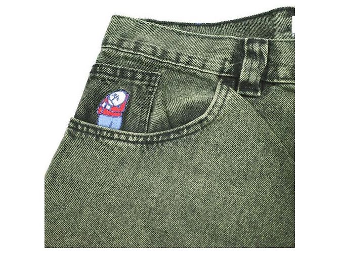Autre Marque Polar Skate Co. BIG BOY JEANS Jeans in cotone Nero - vista 7