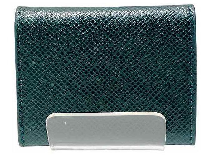 Louis Vuitton Custodia per gemelli in pelle Taiga Verde - vista 2