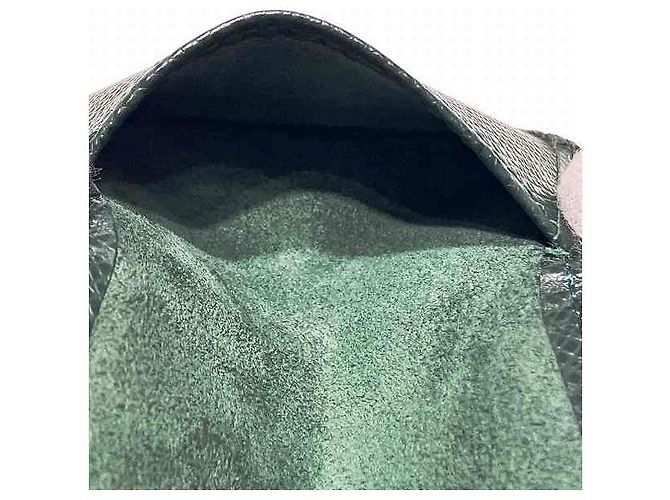 Louis Vuitton Custodia per gemelli in pelle Taiga Verde - vista 4