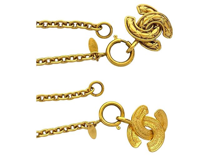 Timeless Collar Chanel Coco Mark Dorado - vista 3