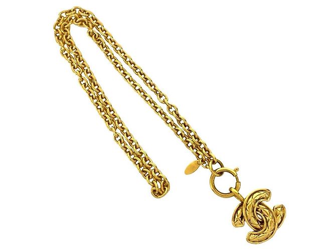 Timeless Collar Chanel Coco Mark Dorado - vista 4