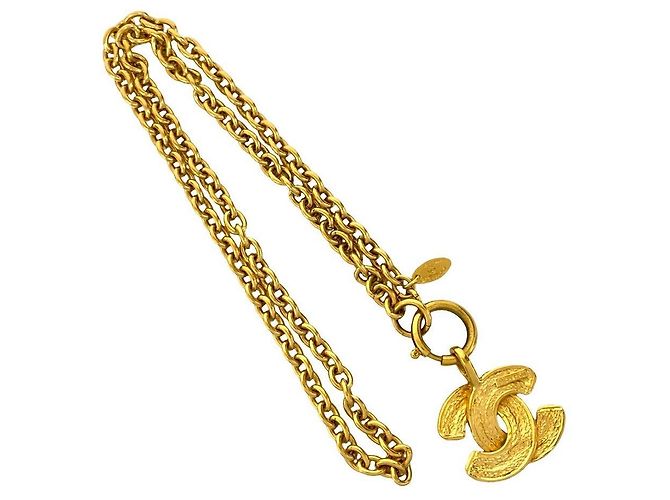 Timeless Collar Chanel Coco Mark Dorado - vista 5