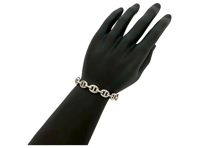 Hermès Bracciale Hermes Chaine d’Ancre Enchainee Silver Argento - vista 2