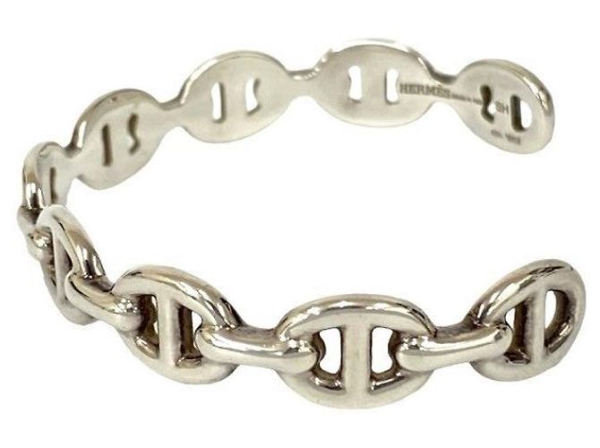 Hermès Bracciale Hermes Chaine d’Ancre Enchainee Silver Argento - vista 4