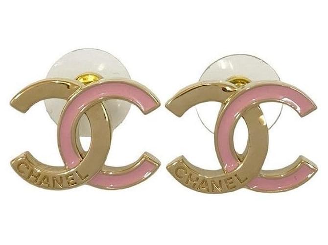 Timeless Pendientes Chanel Coco Mark Dorado - vista 4