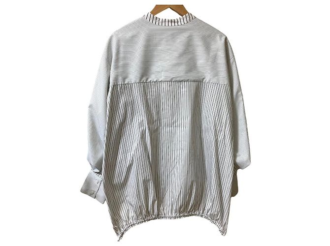 Autre Marque Camicia UN3D. W TRIANGLE TUCK SH Bianco - vista 2