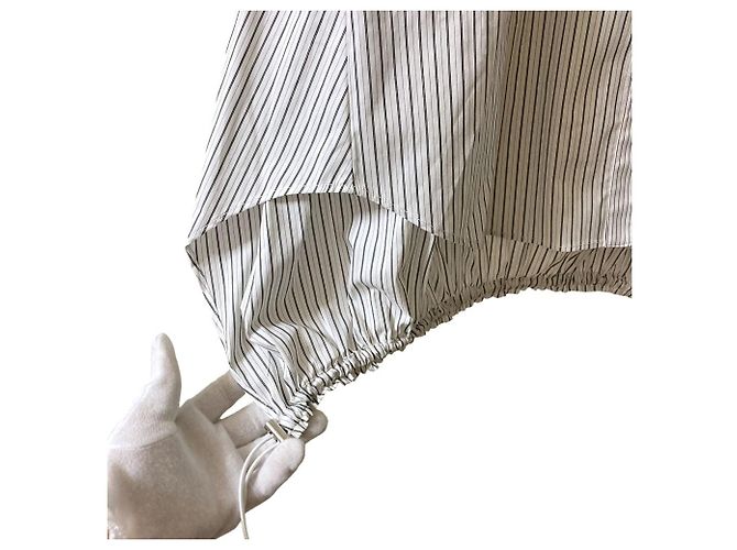 Autre Marque Camicia UN3D. W TRIANGLE TUCK SH Bianco - vista 5