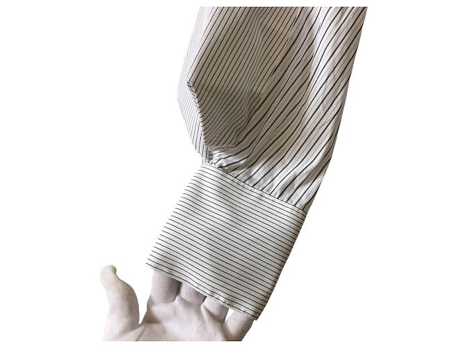 Autre Marque Camicia UN3D. W TRIANGLE TUCK SH Bianco - vista 6