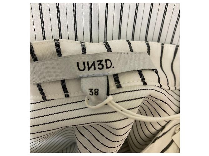 Autre Marque Camicia UN3D. W TRIANGLE TUCK SH Bianco - vista 8