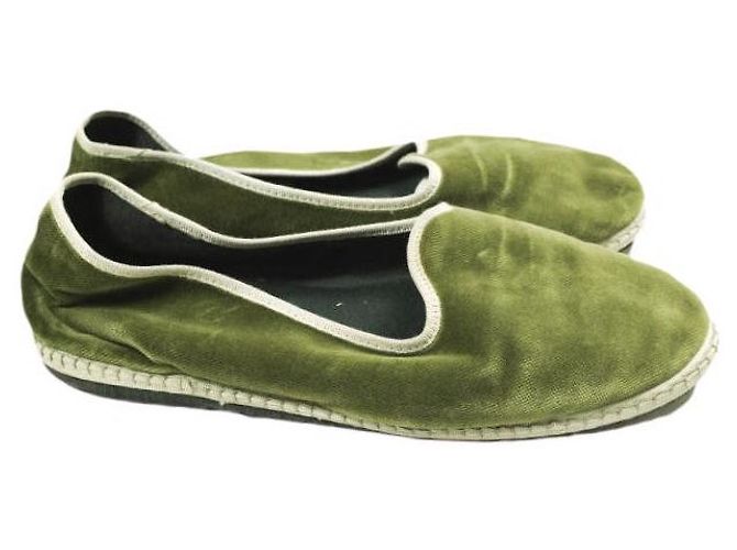 Autre Marque Sciuscia TRAGARA Samt Schuhe Grün - Ansicht 3