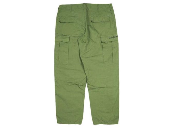 Autre Marque Pantaloni cargo in cotone e nylon Wasted Youth Verde - vista 2