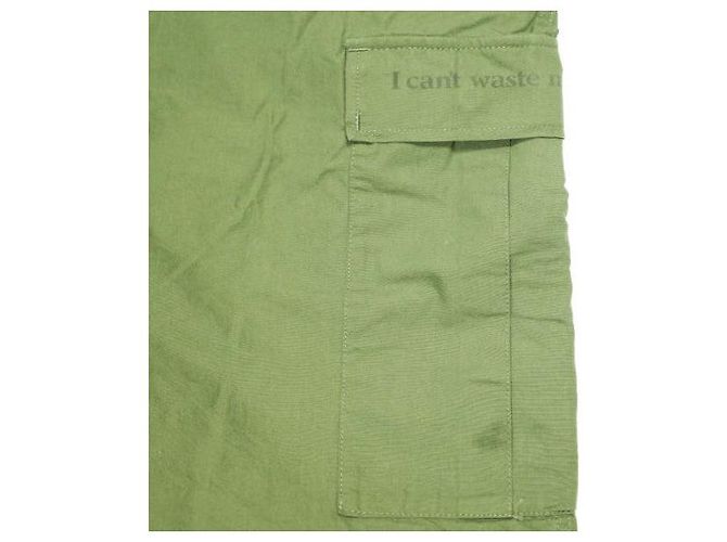 Autre Marque Pantaloni cargo in cotone e nylon Wasted Youth Verde - vista 6