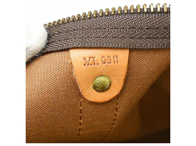 Louis Vuitton Keepall Bandouliere Monogram Canvas 50 Marrone - vista 5