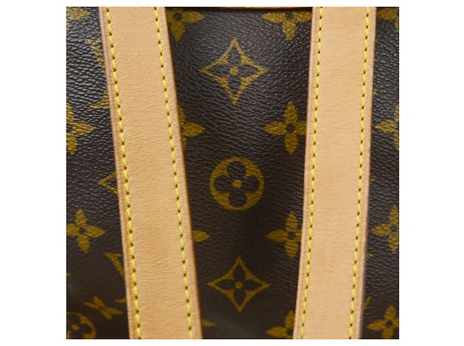 Louis Vuitton Vintage Montsouris Monogram Canvas MM Marrone - vista 6