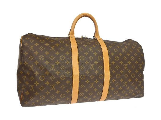Louis Vuitton Keepall Monogram Canvas 55 Marrone - vista 2
