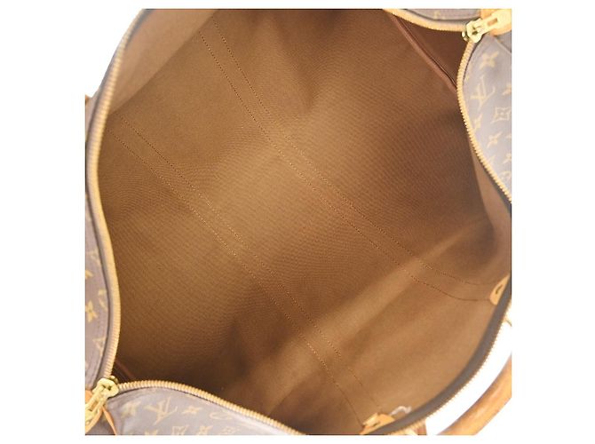 Louis Vuitton Keepall Monogram Canvas 55 Marrone - vista 3