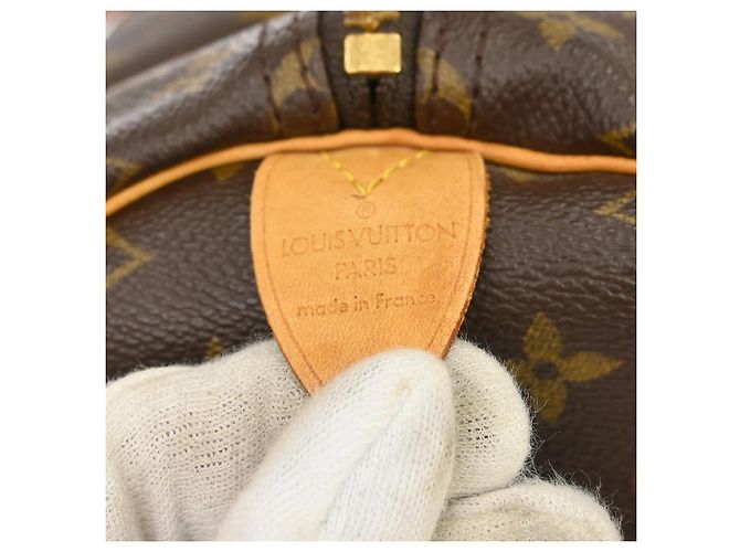Louis Vuitton Keepall Monogram Canvas 55 Marrone - vista 4