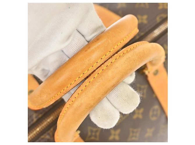 Louis Vuitton Keepall Monogram Canvas 55 Marrone - vista 6