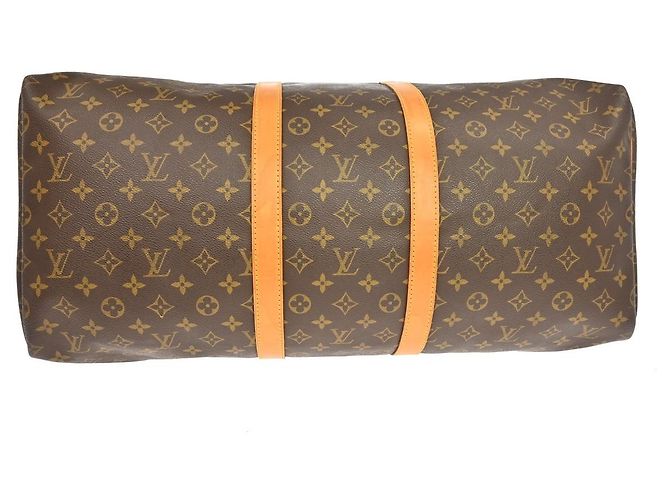 Louis Vuitton Keepall Monogram Canvas 55 Marrone - vista 7