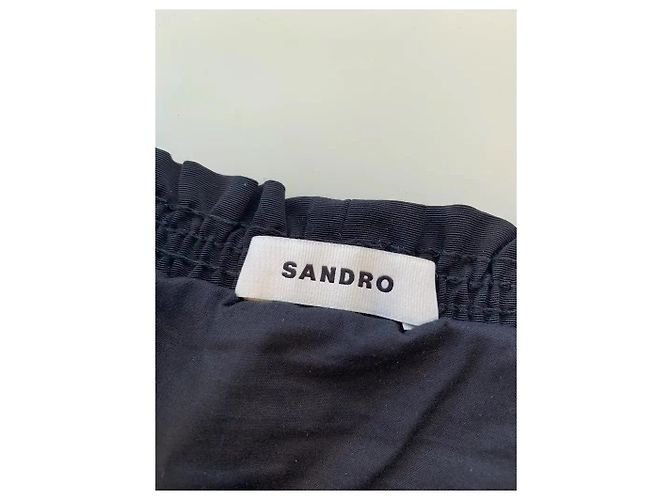 Falda de tweed blanco y negro Sandro - vista 5