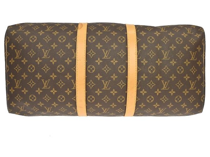 Louis Vuitton Keepall Monogram Canvas 55 Marrone - vista 7