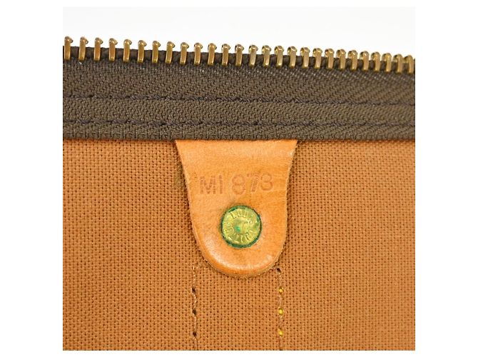 Borsa Keepall Louis Vuitton Monogram Canvas 60 Marrone - vista 5