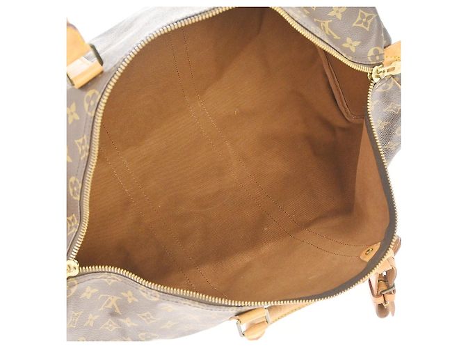 Louis Vuitton Keepall Monogram Canvas 50 Marrone - vista 3